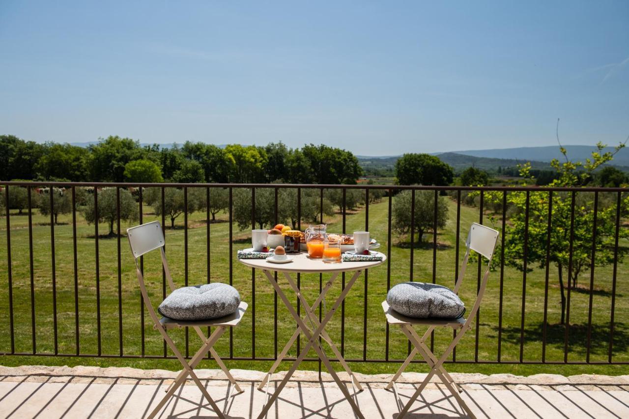 Bastide Toujours Dimanche, Maison De Vacances Avec Vue & Piscine Privee Gordes Eksteriør billede