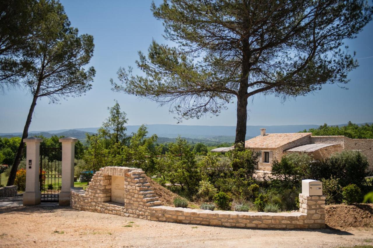 Bastide Toujours Dimanche, Maison De Vacances Avec Vue & Piscine Privee Gordes Eksteriør billede