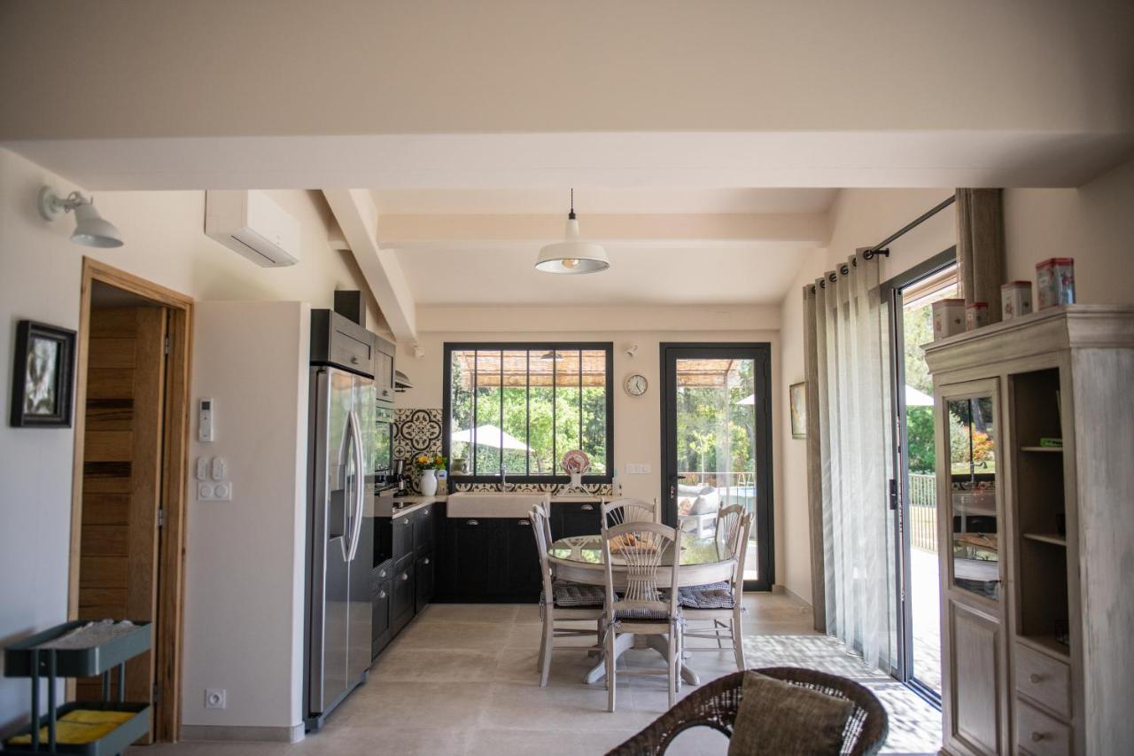 Bastide Toujours Dimanche, Maison De Vacances Avec Vue & Piscine Privee Gordes Eksteriør billede