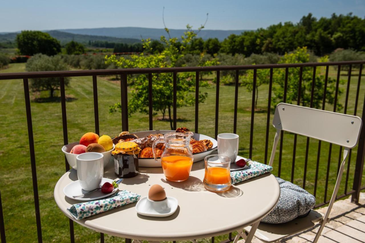 Bastide Toujours Dimanche, Maison De Vacances Avec Vue & Piscine Privee Gordes Eksteriør billede