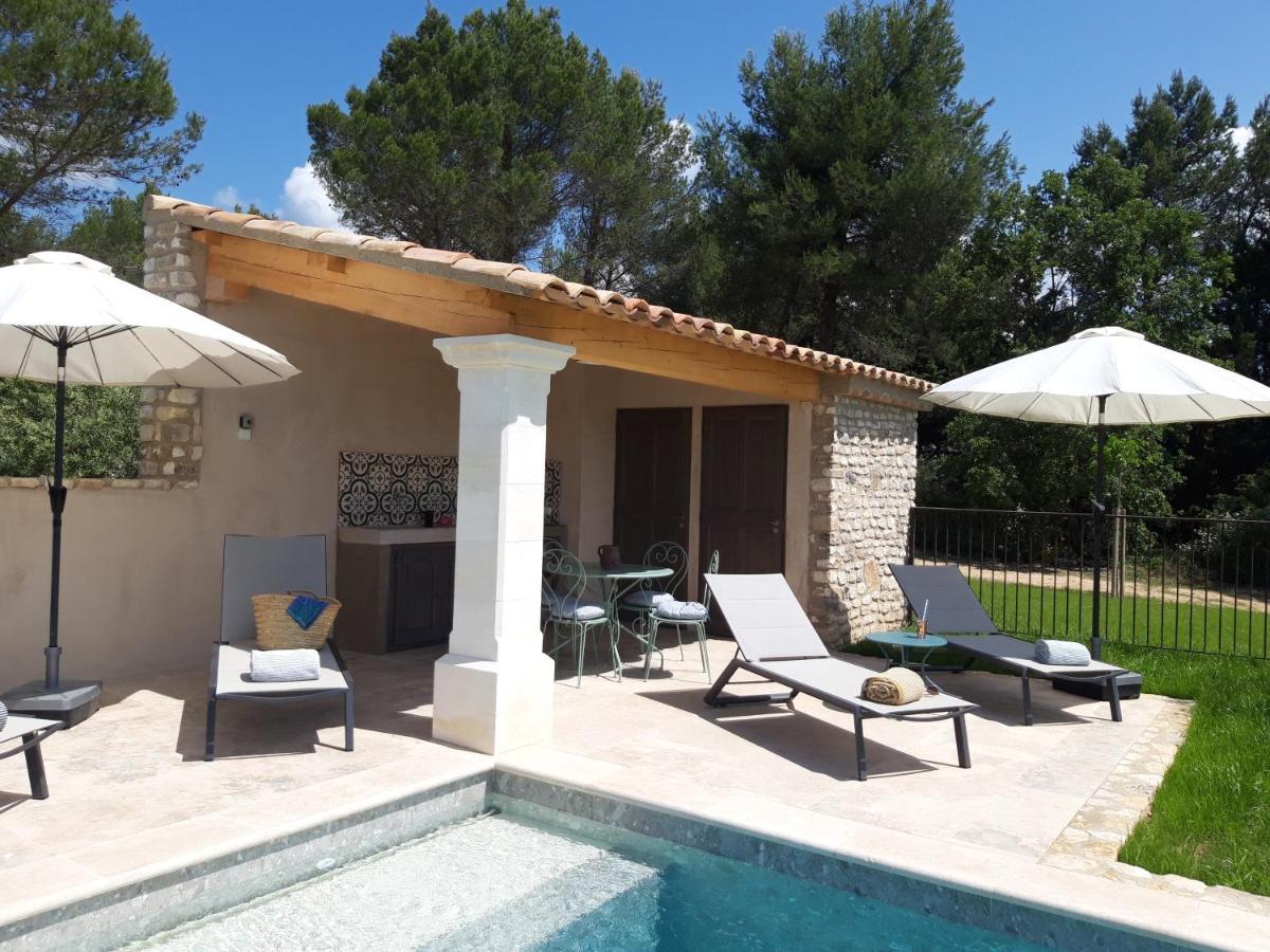 Bastide Toujours Dimanche, Maison De Vacances Avec Vue & Piscine Privee Gordes Eksteriør billede