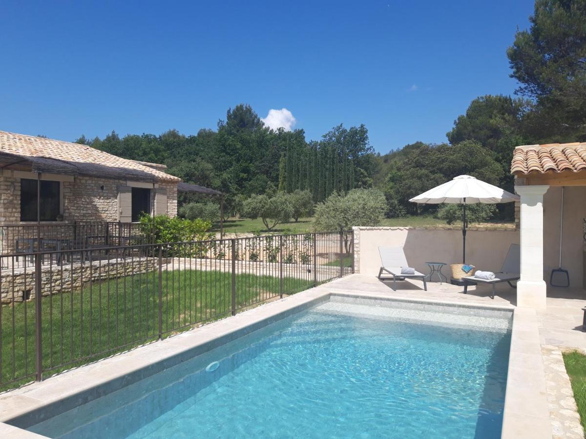 Bastide Toujours Dimanche, Maison De Vacances Avec Vue & Piscine Privee Gordes Eksteriør billede