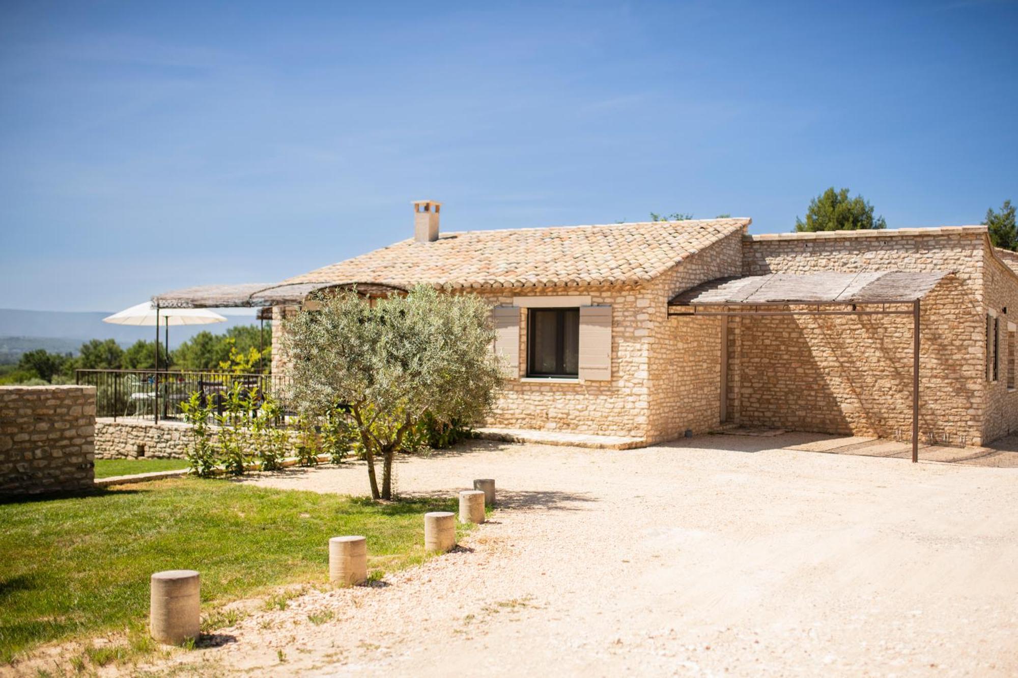 Bastide Toujours Dimanche, Maison De Vacances Avec Vue & Piscine Privee Gordes Eksteriør billede