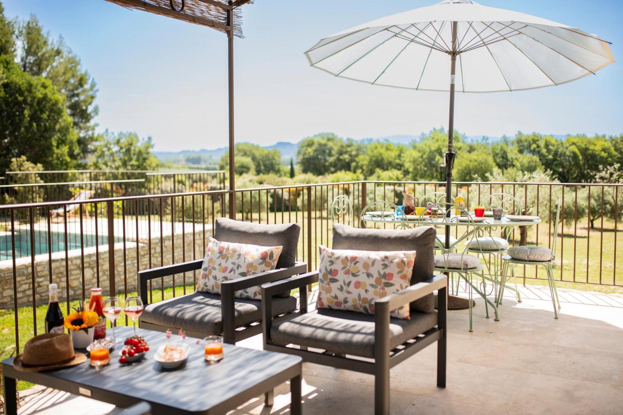 Bastide Toujours Dimanche, Maison De Vacances Avec Vue & Piscine Privee Gordes Eksteriør billede