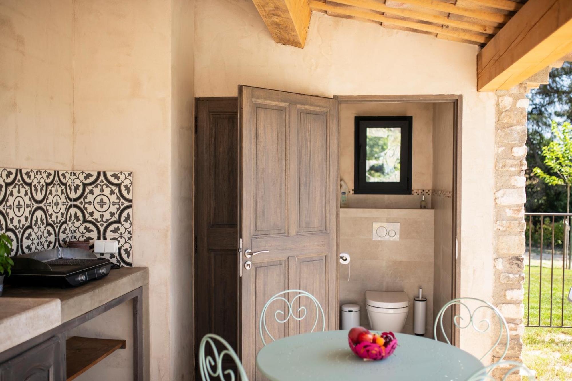 Bastide Toujours Dimanche, Maison De Vacances Avec Vue & Piscine Privee Gordes Eksteriør billede